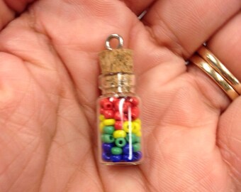 Pendentif fiole autisme