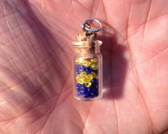 Pendentif fiole le Syndrome de Down
