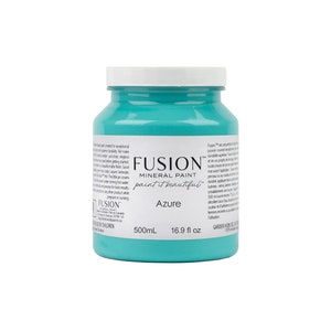 Azure - Fusion Mineral Paint - Furniture Paint - All in One Paint - Free Shipping Eligible  - blue
