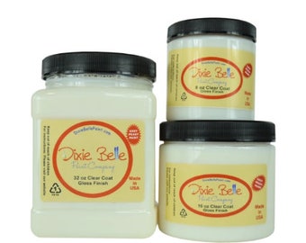 Clear Coat Dixie Belle Mineral Paint Gloss Satin Flat Finishing Sealer Paint Furniture Decor, Furniture Fill  Cabinet Paint.