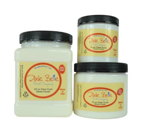 Clear Coat Dixie Belle Mineral Paint Gloss Satin Flat Finishing Sealer Paint Furniture Decor, Furniture Fill  Cabinet Paint.