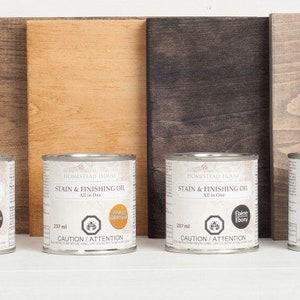Stain and Finishing Oil SFO Driftwood Ebony Natural Golden Pine White Cappuccino  - Fusion Mineral Paint  Furniture Paint - All in One Paint