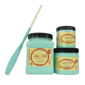 Dixie Belle The Gulf Mineral Paint. Turquoise Paint Furniture Decor, Wood, Metal, Glass, Ceramic, Fabric, or Cabinet Paint.
