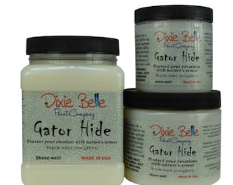 Gator Hide Dixie Belle Mineral Paint Gloss Satin Flat Finishing Sealer Paint Furniture Decor, Furniture Fill  Cabinet Paint.