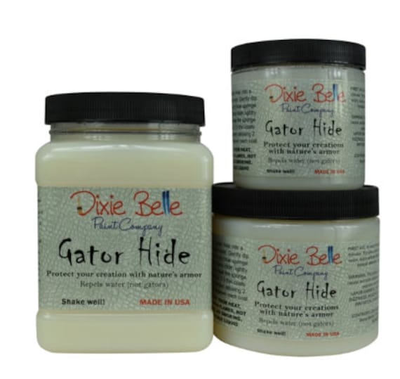 Gator Hide Dixie Belle Mineral Paint Gloss Satin Flat Finishing Sealer Paint Furniture Decor, Furniture Fill  Cabinet Paint.