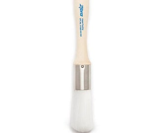 Zibra Round 1 " inch Brush - Fusion Mineral Paint Brush - Spindles Brush