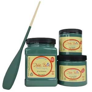 Dixie Belle Palmetto Mineral Paint. Green Chalk Paint Furniture Decor, Wood, Metal, Glass, Ceramic, Fabric, or Cabinet Paint.