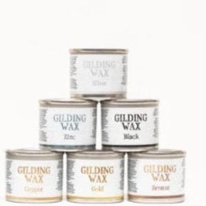 Gilding Wax Dixie Belle Mineral Paint Black Bronze Copper Gold Silver Zinc Furniture Decor