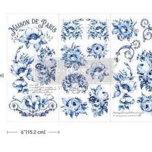 Spring Serenade Redesign Decor Small Transfer Redesign by Prima Floral Transfer DIY Furniture Image Transfer rub on  Q1 2025