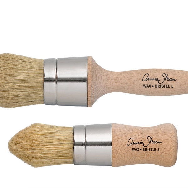 Chalk Paint™  Wax Brushes - Wax Brush -  Annie Sloan Products - 2 sizes - Furniture Wax - Painted Furniture Sealer - Distress Finish