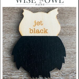 Jet Black - OHE- Wise Owl One Hour Enamel 32oz Furniture Refinishing Paint Kitchen Bathroom Cabinet Paint Canada