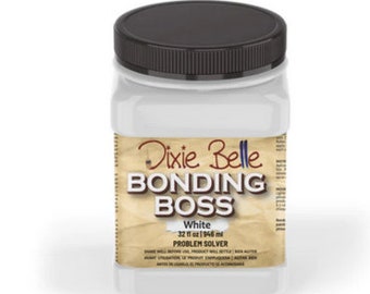 Bonding BOSS Dixie Belle Mineral Paint. Grey White Clear Paint Furniture Decor, odor blocker stain bleed through or Cabinet Paint.