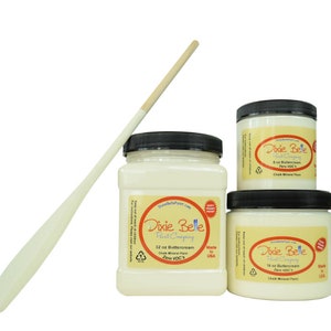 Buttercream Dixie Belle  Chalk Mineral Paint. Cream Chalk Paint Furniture, Decor, Wood, Metal, Glass, Ceramic, Fabric, or Cabinet Paint.