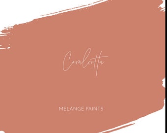 Coralcotta - ONE - Melange Paint -  Artisan Mineral Paints - Primer to Topcoat in One - 16oz - Canada