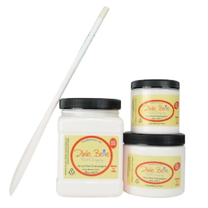 Pink Champagne Dixie Belle  Mineral Paint. White Pink Chalk Paint Furniture Decor, Wood, Metal, Glass, Ceramic, Fabric, or Cabinet Paint.