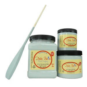 Savannah Mist Dixie Belle  Mineral Paint. Blue Chalk Paint Furniture Decor, Wood, Metal, Glass, Ceramic, Fabric, or Cabinet Paint.