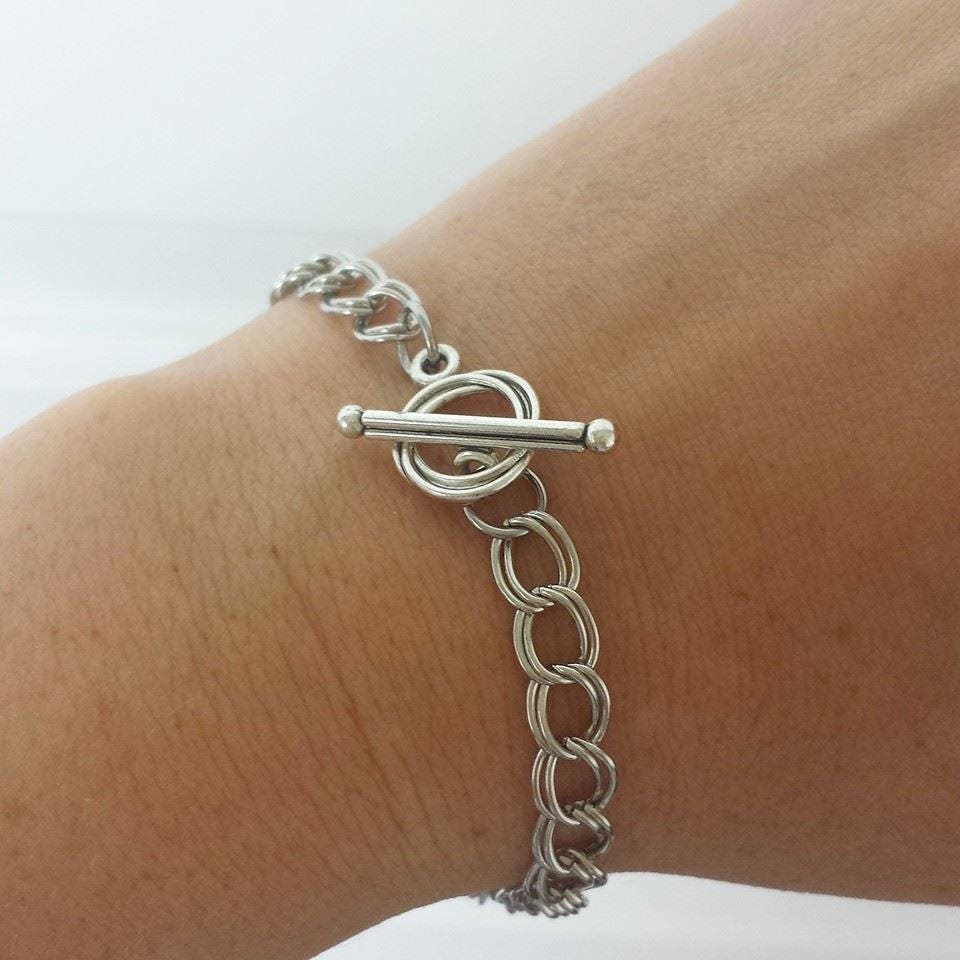 【LAZY DAWN】scroll chain couple bracelet〜カップル用 2個SET LAZY DAWN】scroll chain couple bracelet〜カップル用 2個SET