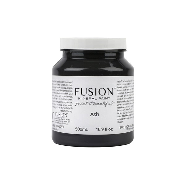Ash - Dark Grey  - Fusion Mineral Paint - Furniture Paint - All in One Paint - Free Shipping Eligible  - Grey
