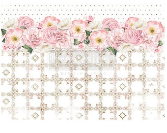 Tranquil Bloom Re-Design with Prima Decoupage Tissue Rice Paper Decor, re design with prima, furniture transfers, prima transfers
