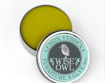 Lemon Verbena- Furniture Salve- Wise Owl Furniture Salve 8 oz
