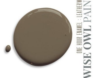 New * Leatherwood - OHE- Wise Owl One Hour Enamel 32oz Furniture Refinishing Paint Kitchen Bathroom Cabinet Paint Canada