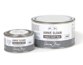 White Soft Wax - Annie Sloan Products - 2 sizes - Furniture Wax - Painted Furniture Sealer - Distress Finish