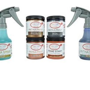 Patina Paint or Spray Dixie Belle Mineral Paint Steel Copper Bronze and Iron Furniture Decor SOLD INDIVIDUALLY