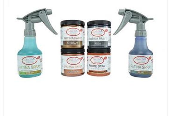 Patina Paint or Spray Dixie Belle Mineral Paint Steel Copper Bronze and Iron Furniture Decor SOLD INDIVIDUALLY
