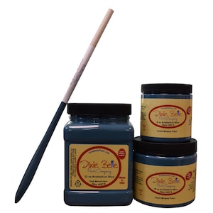Antebellum Dixie Belle  Chalk Mineral Paint. Rich Deep Blue Furniture, Decor, Wood, Metal, Glass, Ceramic, Fabric, or Cabinet Paint.