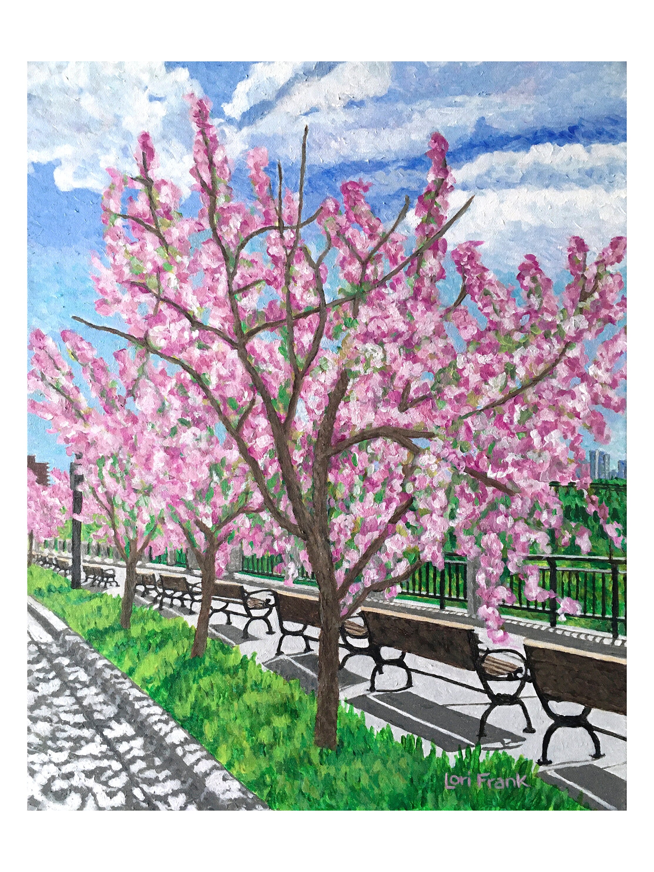 Cherry Blossom Way, Edmonton Art, Lemarchand, Edmonton River Valley