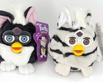 Furby Buddy Buddies Plush 6 inch Bean bag Vintage Lot of 2