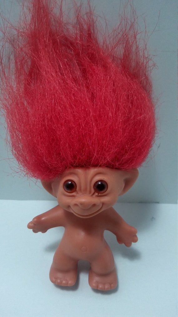 red headed troll doll