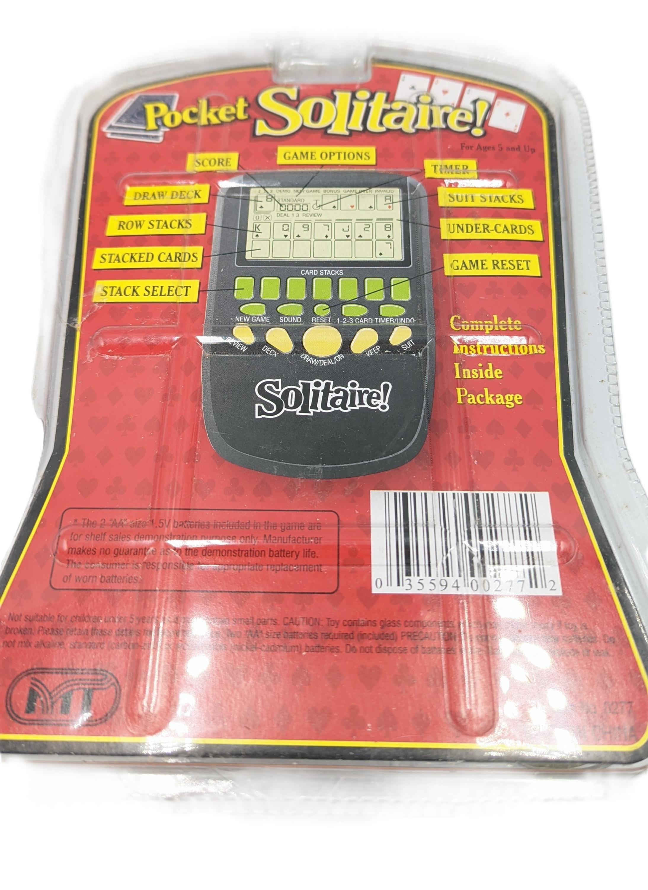 Solitaire Portable Solitaire Handheld Game Works New - Etsy