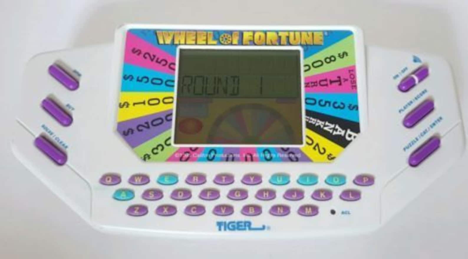 Wheel of Fortune Hand Held Electronic Game TIGER 1995 WORKS Etsy