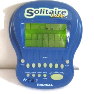 Radica ソリティア ライト イルミネーション付き電子ハンドヘルド カジノ ベガス トラベル ゲーム
