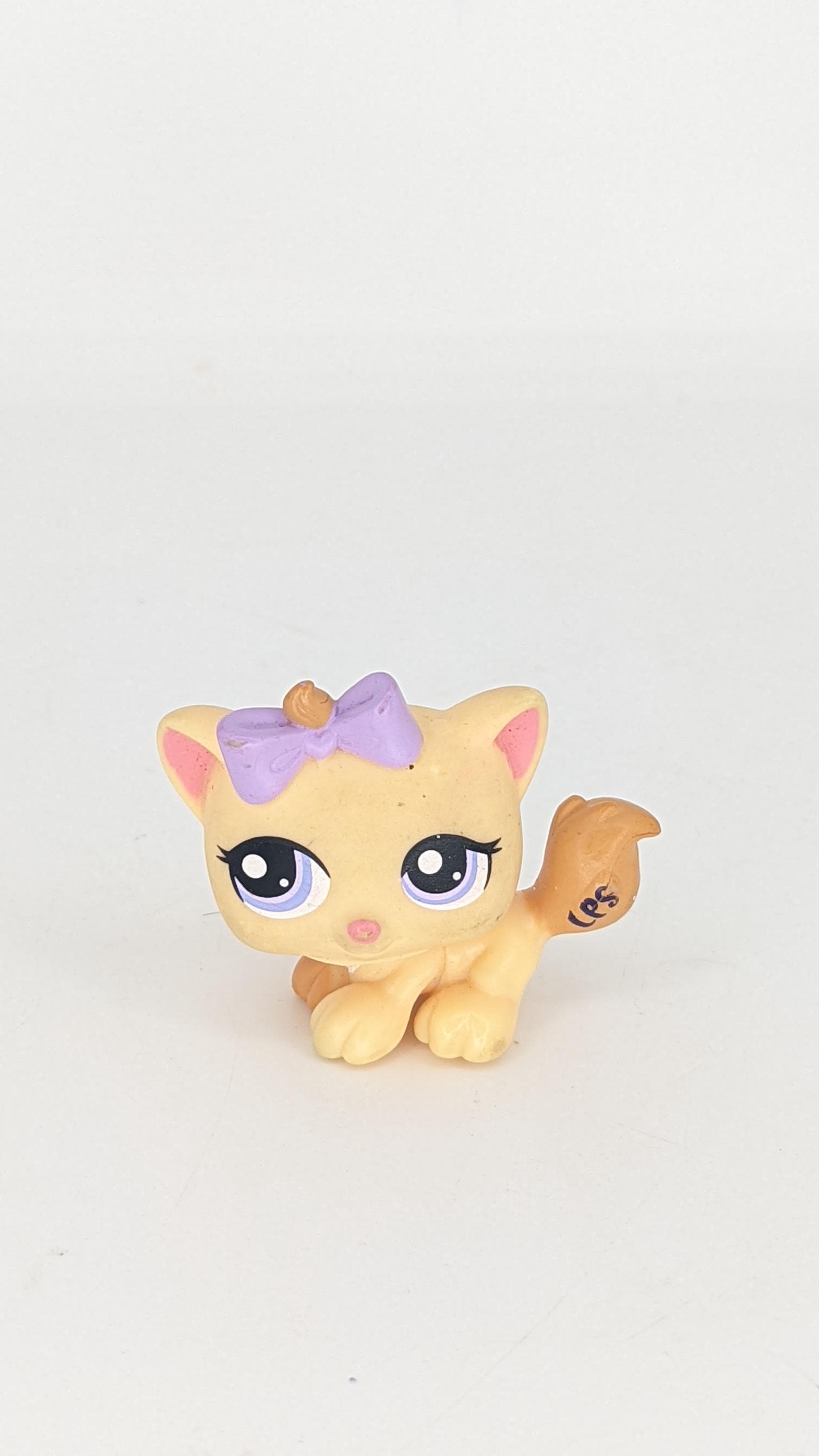 Littlest Pet Shop LPS 1337 Authentic Triplets Kitten Cat Purple