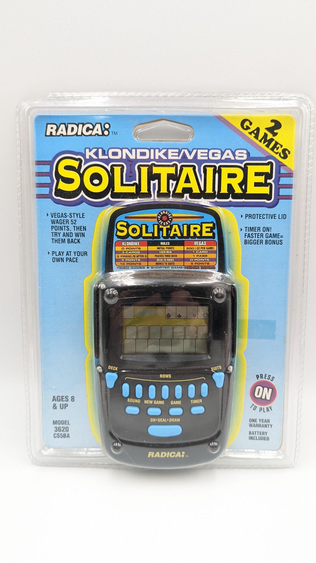 Solitaire Portable Solitaire Handheld Game New Retro Vintage Collectible Gift - Etsy