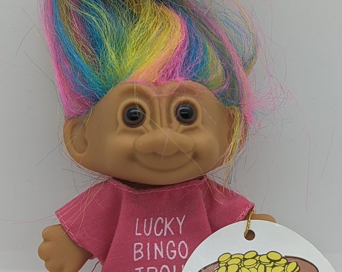 Lucky Trolls di Russ – A tua scelta: capelli rosa o viola – bambola troll vintage Russ - Italia Lucky Trolls di Russ – A tua scelta: capelli rosa o viola – bambola troll vintage Russ - Italia