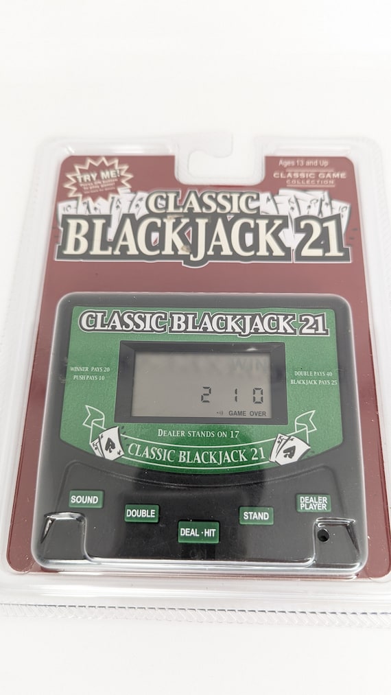 Blackjack 21 Handheld Game Electronic Battery Operated 1999 - Etsy