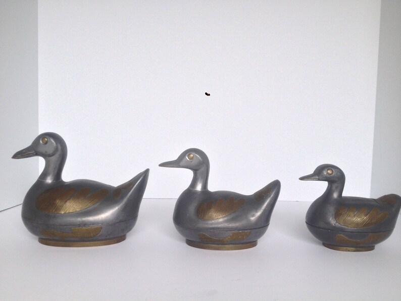 Hong Kong Zinn Blei Messing Ente Gerichte Candy Vintage | Etsy