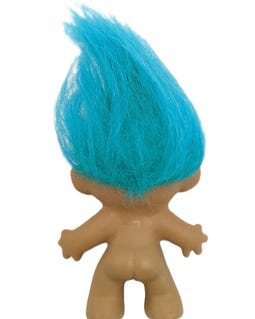 猿顔トロール人形 青髪 3インチ - Etsy 日本