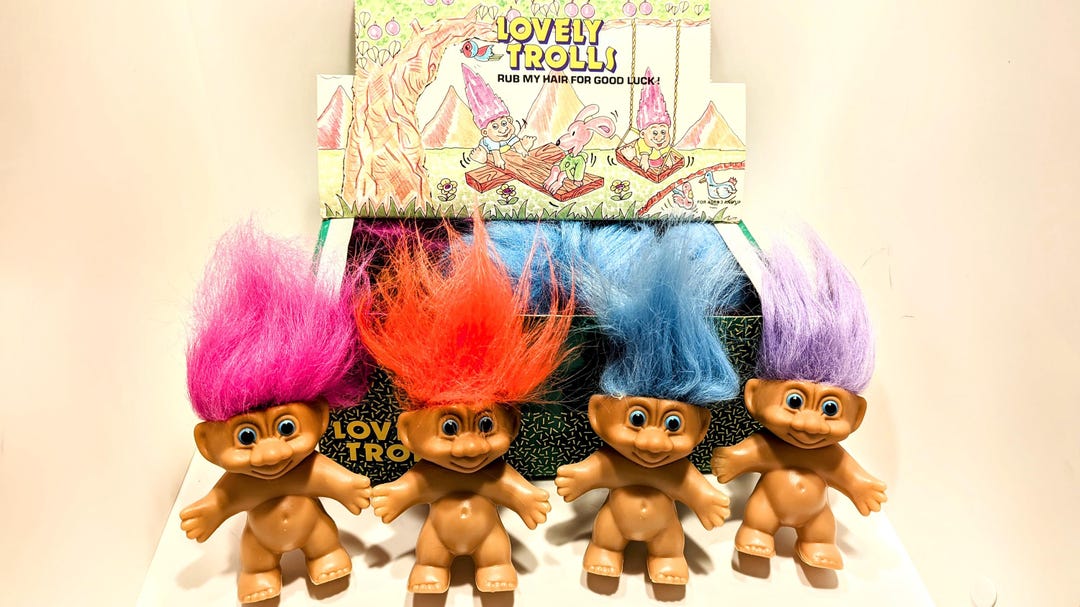 ４点セット alf アルフ 所ジョージ トロール人形 マクドナルド 1987 トロール人形 ラブリートロールズ ヴィンテージ 各1体 - Etsy 日本
