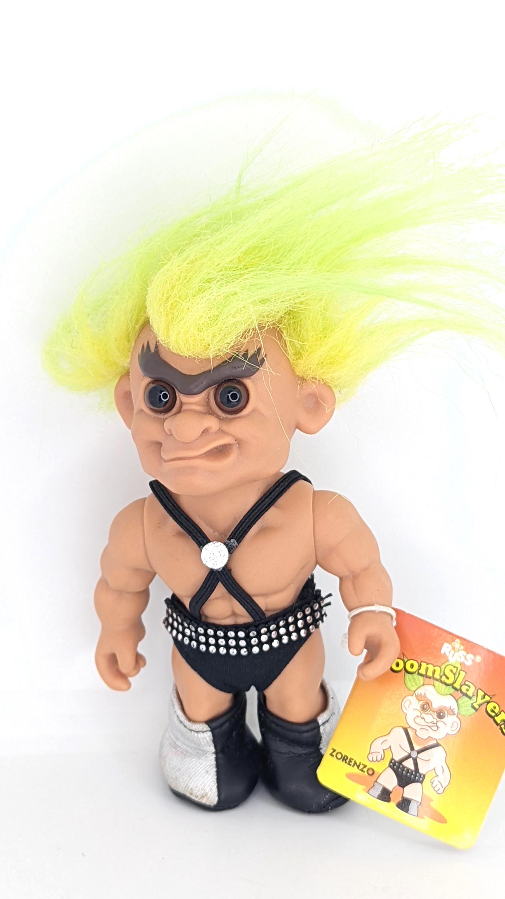 Troll Doll Green Hair Zorenzo Russ Doom Slayer 5 Inches New - Etsy