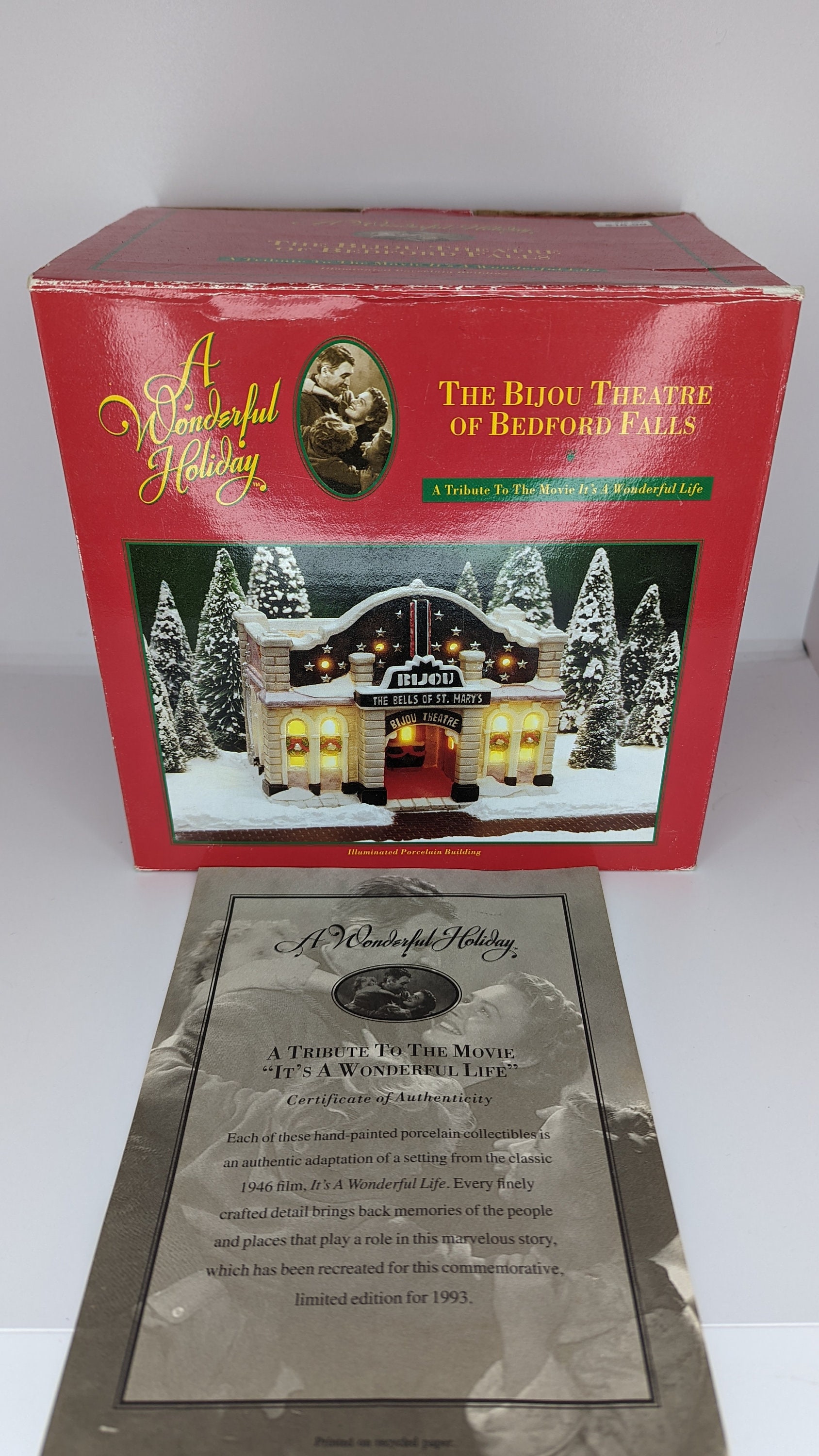 Christmas Village Bedford Falls Bijou Theatre IAWL Its A Wonderful