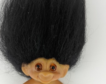 Troll Doll presa 1960s 3 pulgadas Ojos de vidrio Vidrio original c64