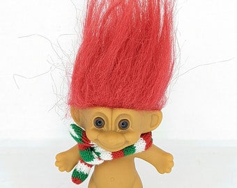 Russ Troll Doll Christmas Elf Holiday Gift 3 inches