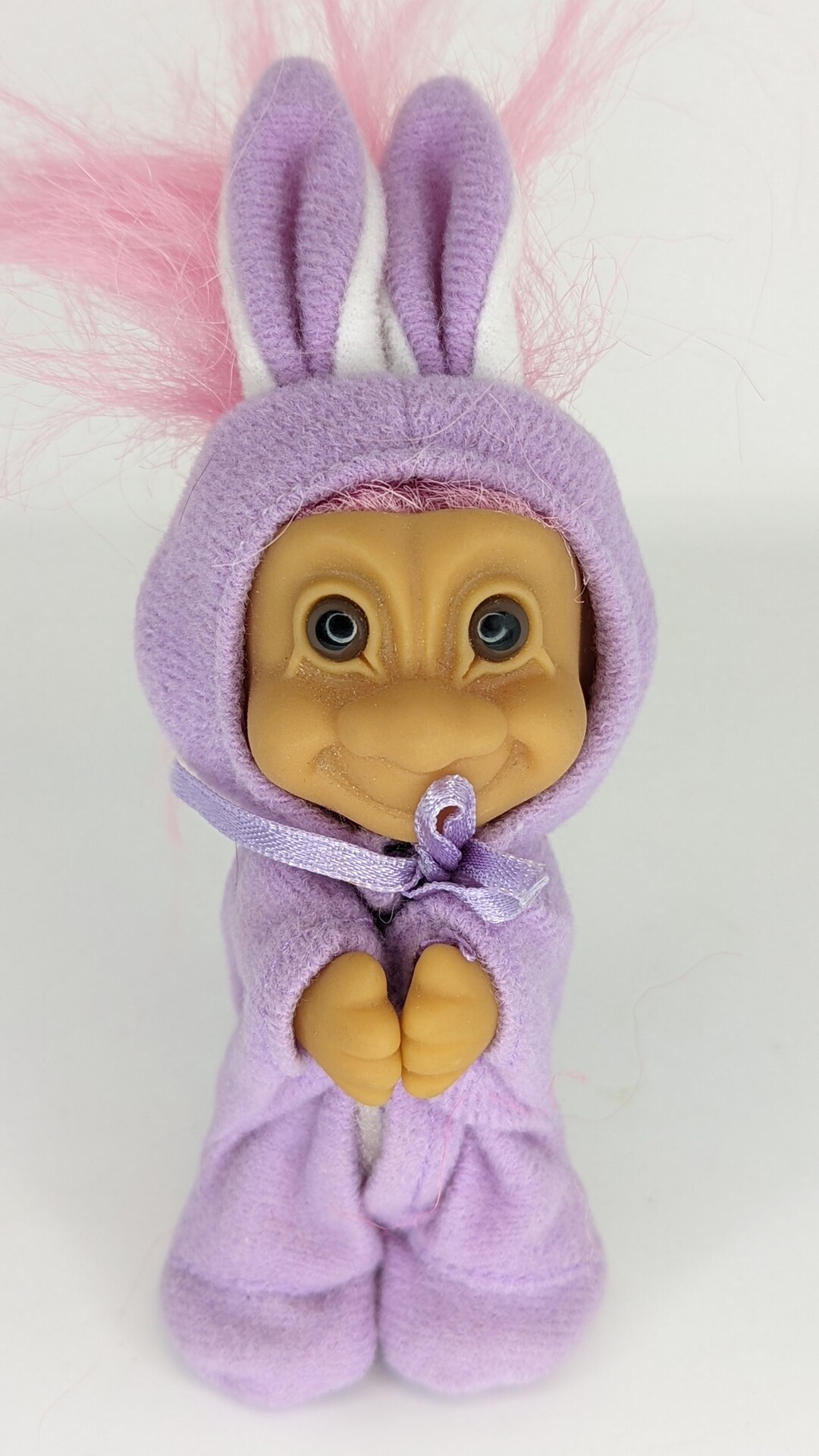 Troll Doll Easter Bunny Rabbit Clip on Grabber Vintage - Etsy