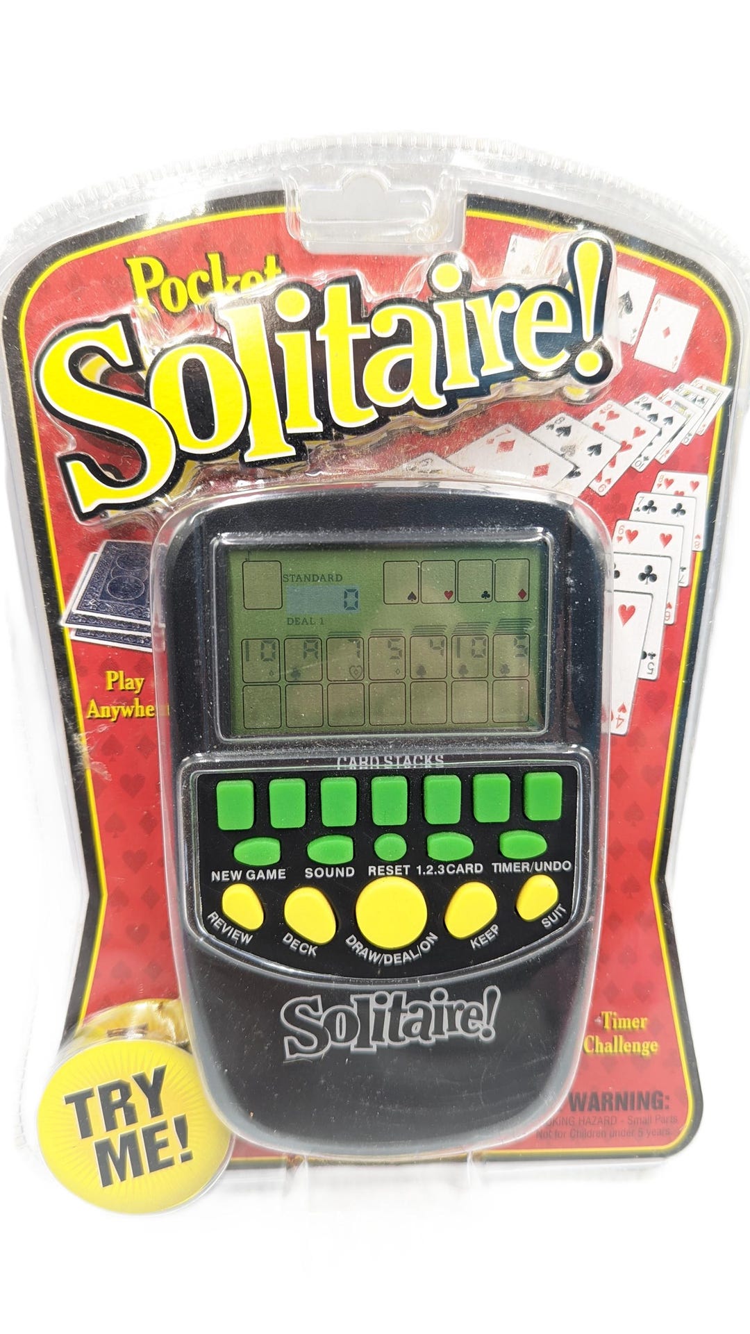 Solitaire Portable Solitaire Handheld Game Works New - Etsy