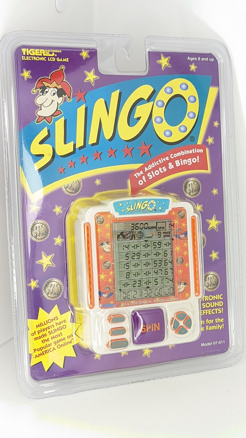 Slingo Handheld Electronic Game Vintage Lcd Sealed New - Etsy