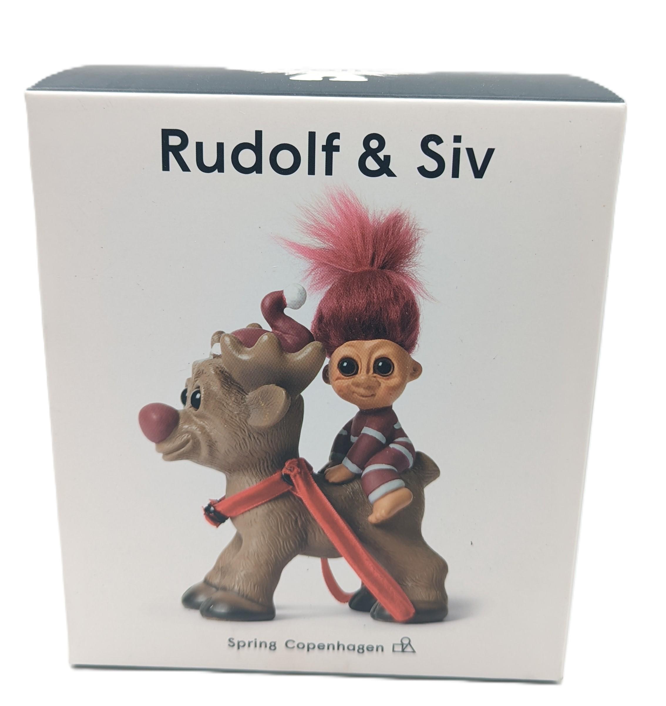 ダム・トロール人形 陶器製 6インチ ルドルフ トナカイ - Etsy 日本